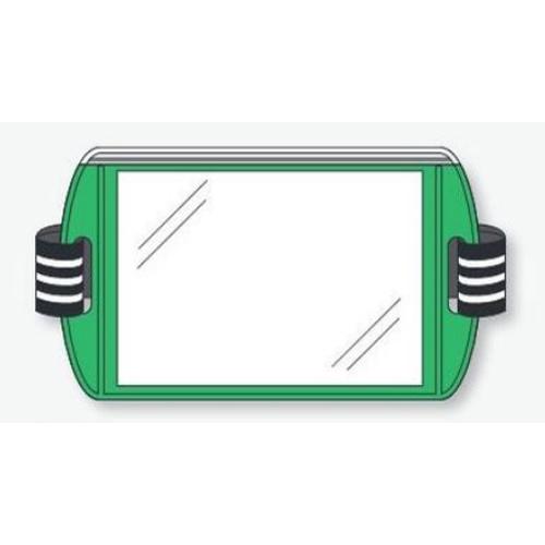 145x87mm Armband Name Tag (Slip-in Type, Green)