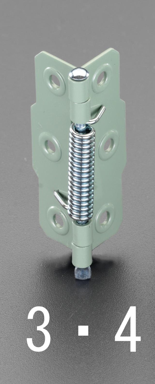 75x23mm hinge (single-action / spring-loaded / steel)