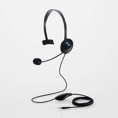 1.8m / 4-pole mini plug headset (mute switch / left ear)