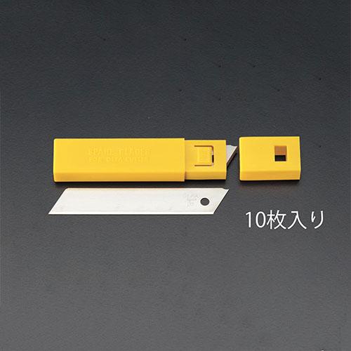 ESCO 110x18x0.5mm Utility Knife Replacement Blades, No Crease Line (10 Blades) EA589CA-3