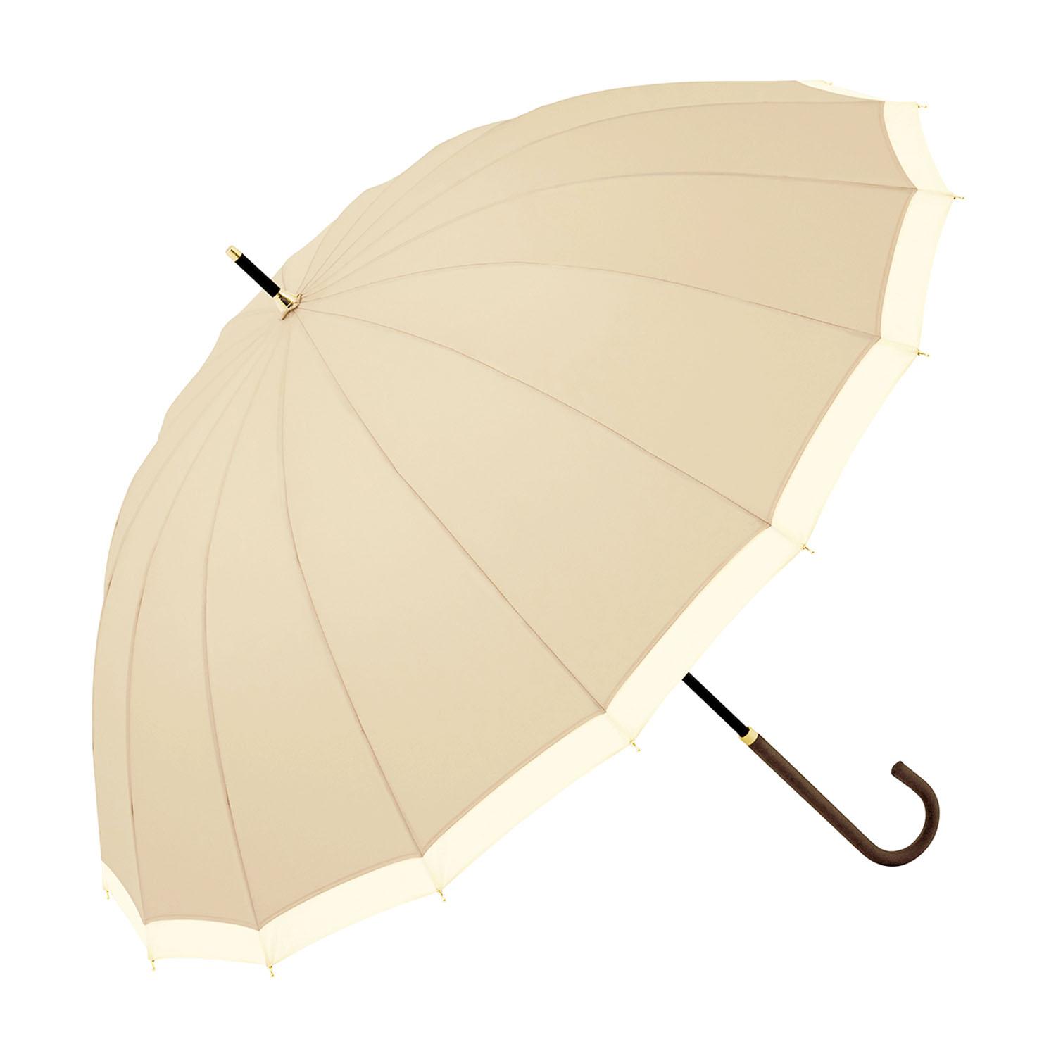 16-rib two-tone long umbrella