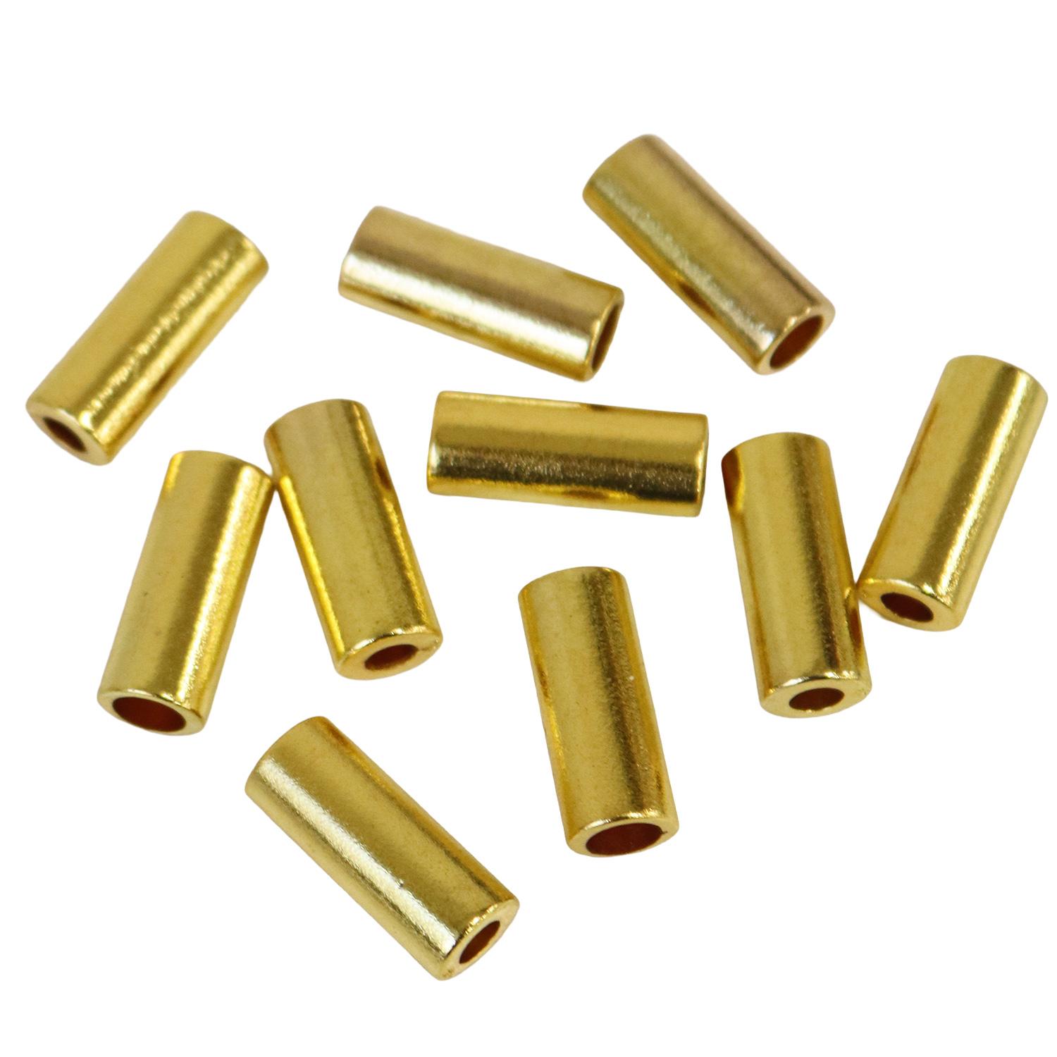 Nippon Chuko Large Cord End Fittings, 10-Piece Set, Gold SGM908-G