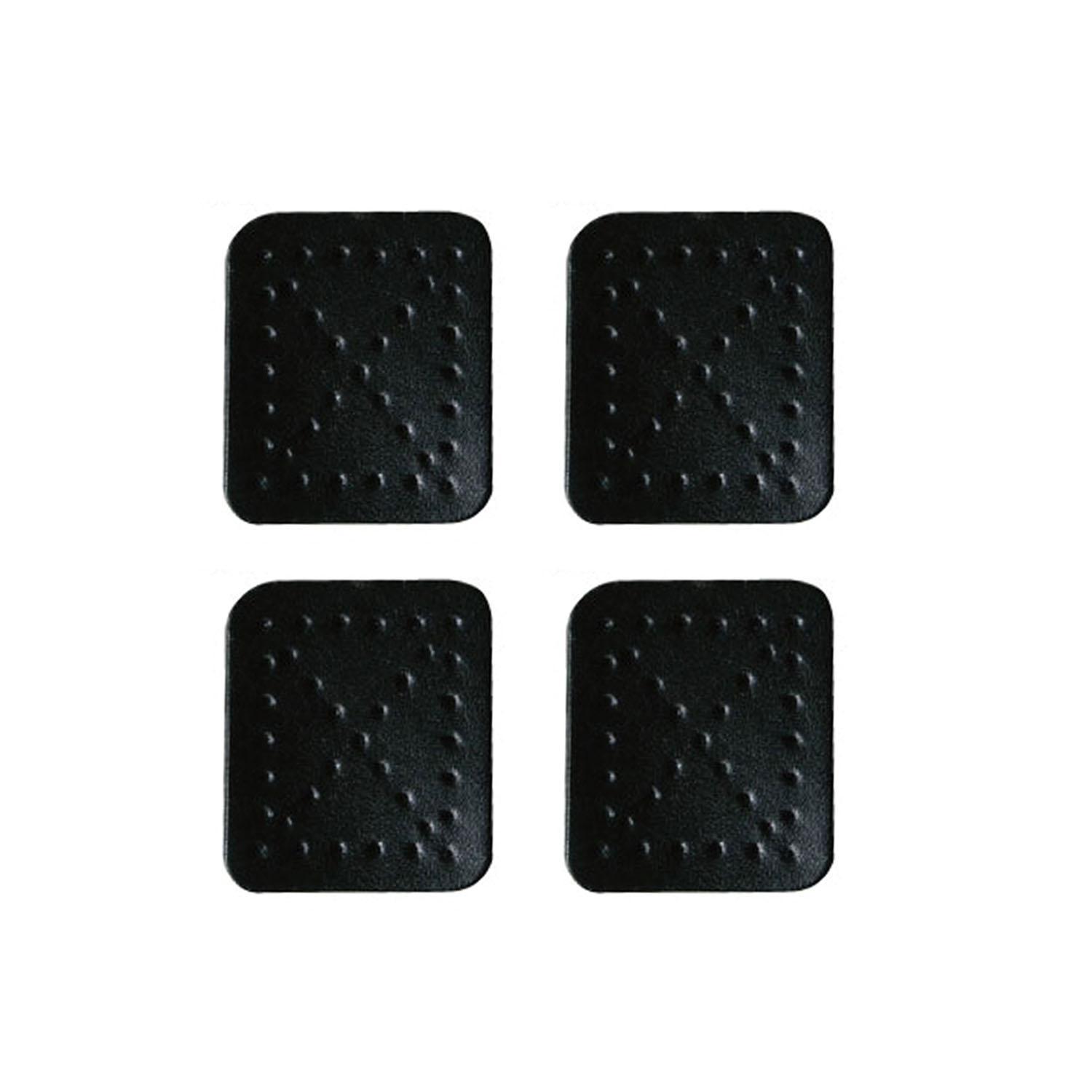 Nippon Chuko Genuine Leather Reinforcement Parts L Size 4-Piece Set Black MAP116-B