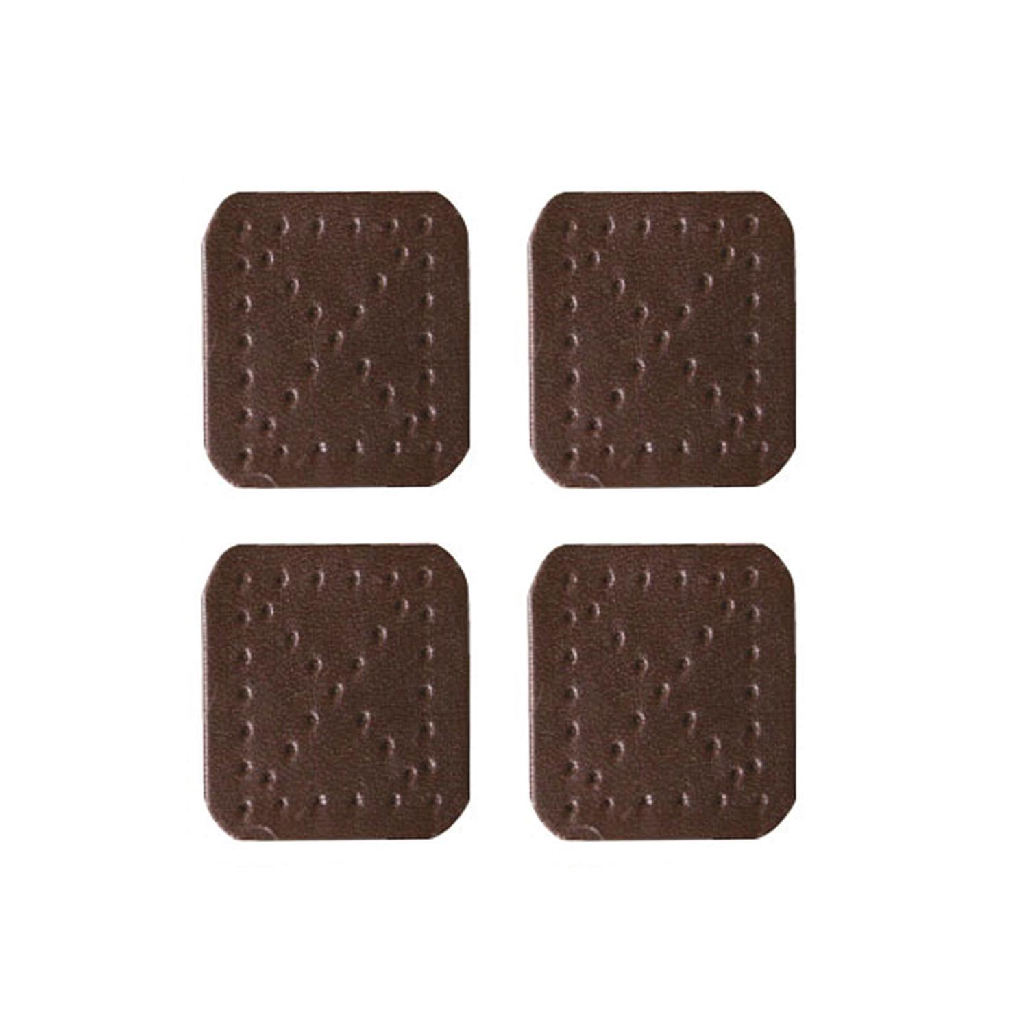 Nippon Chuko Genuine Leather Reinforcement Parts L Size 4-Piece Set Chocolate MAP116-C
