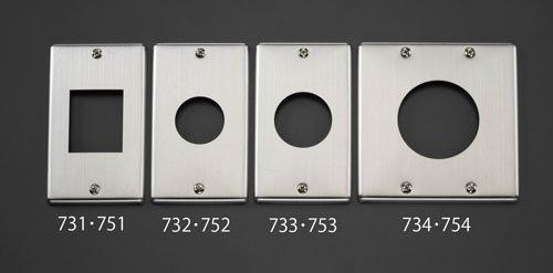 φ41.5mm Outlet Plate (Round, Metal)
