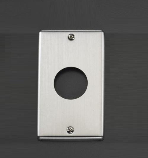 ESCO 35.5mm Diameter Outlet Plate (Round, Stainless Steel) EA940CE-752