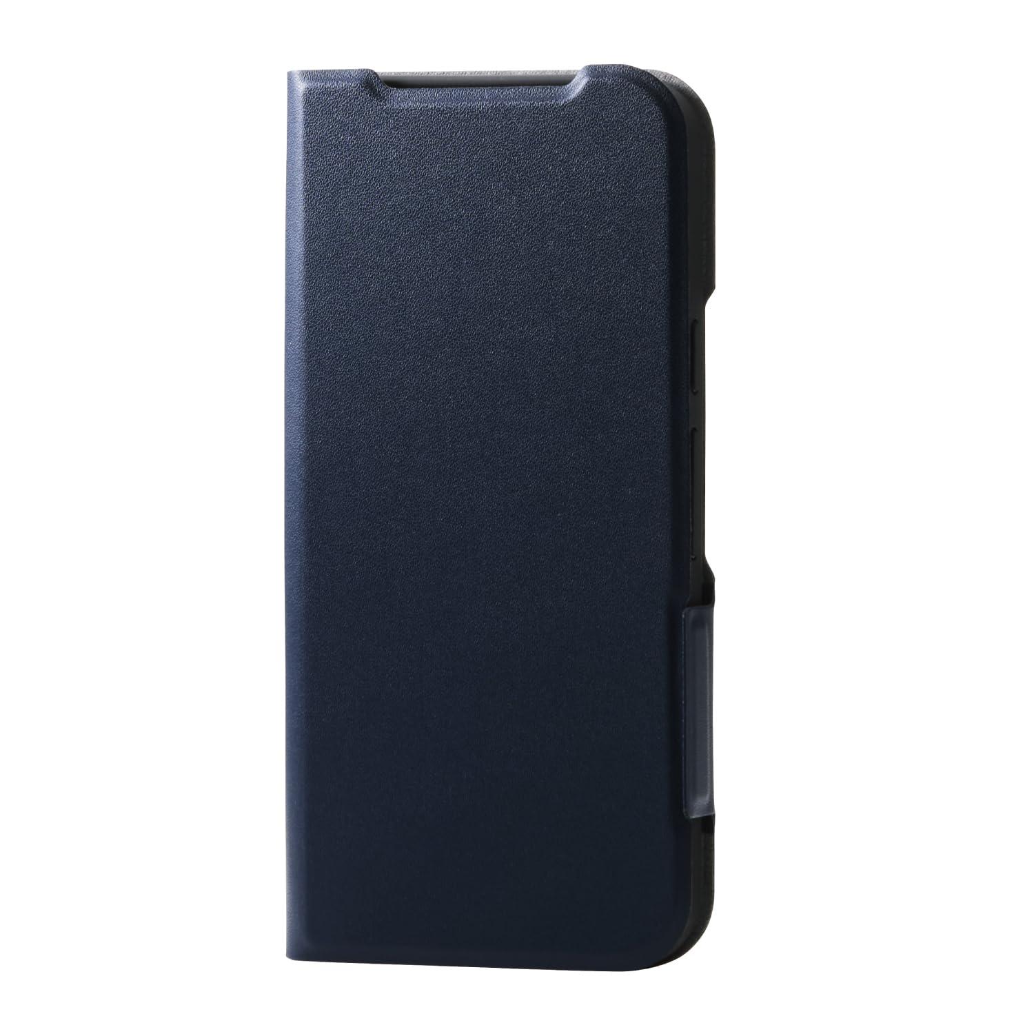 ELECOM Google Pixel 9a Soft Leather Case Slim Design with Magnet Navy PM-P251PLFUNV