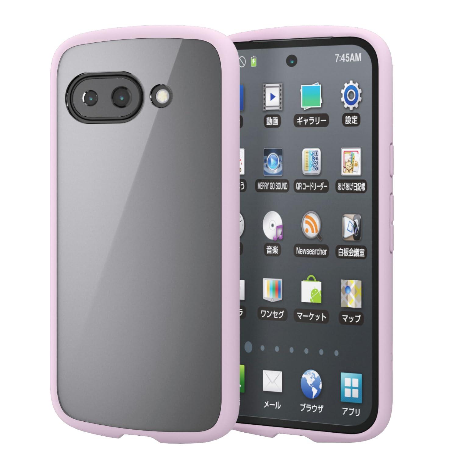 ELECOM Google Pixel 9a TOUGH SLIM LITE Hybrid Case Frame Color Pink PM-P251TSLFCPN