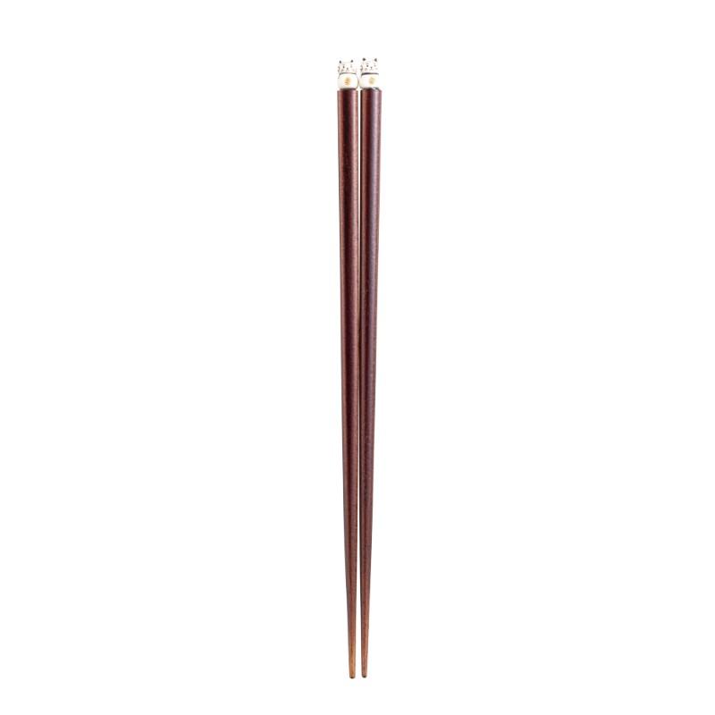 Japanese Chopsticks: Maneki Neko White