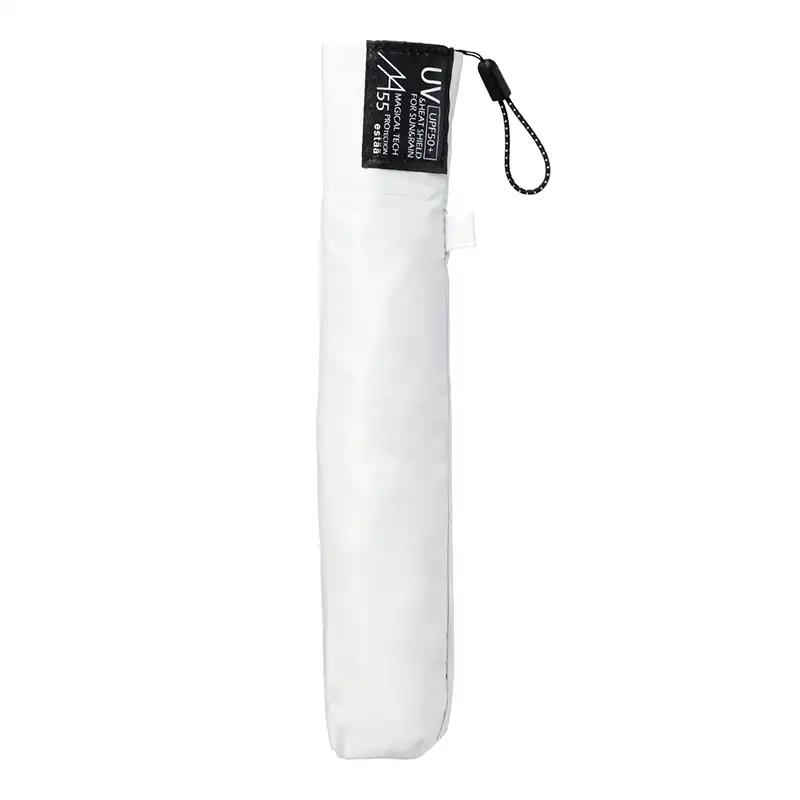 estaa MAGICAL TECH PROTECTION Ultra-Lightweight Folding Sun Umbrella Plain 55cm White/31-230-30226-45