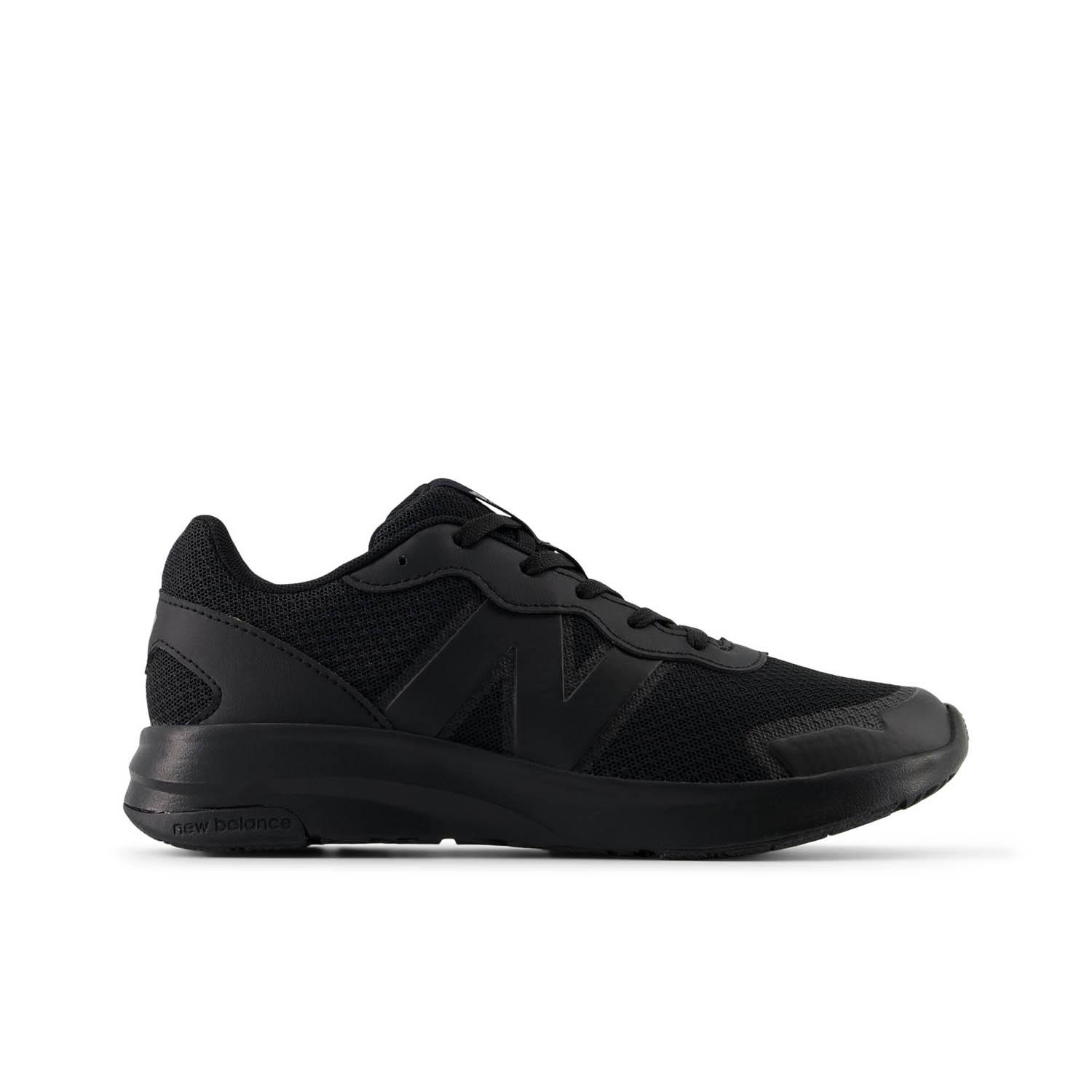 [New Balance] Kids Shoes 578 v1 570 Successor Junior Lace-Up School Commute Breathable Boys Girls BB (ALL BLACK) 23.0 cm W