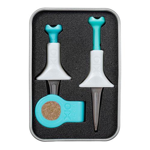 FlukeForest Multi-Golf Tee Set to your preferred height for consistent placement every time Mint FF-X102-MT