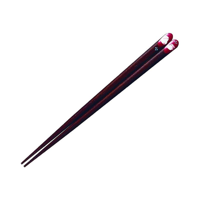 ISSOU Chopsticks Pair Rabbit*Red 20.5cm