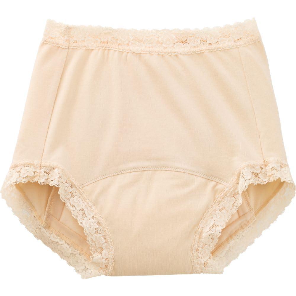 Care Fashion Comfortable and Secure Shorts for Women 130cc Beige Size M 38228-01 1 Pair
