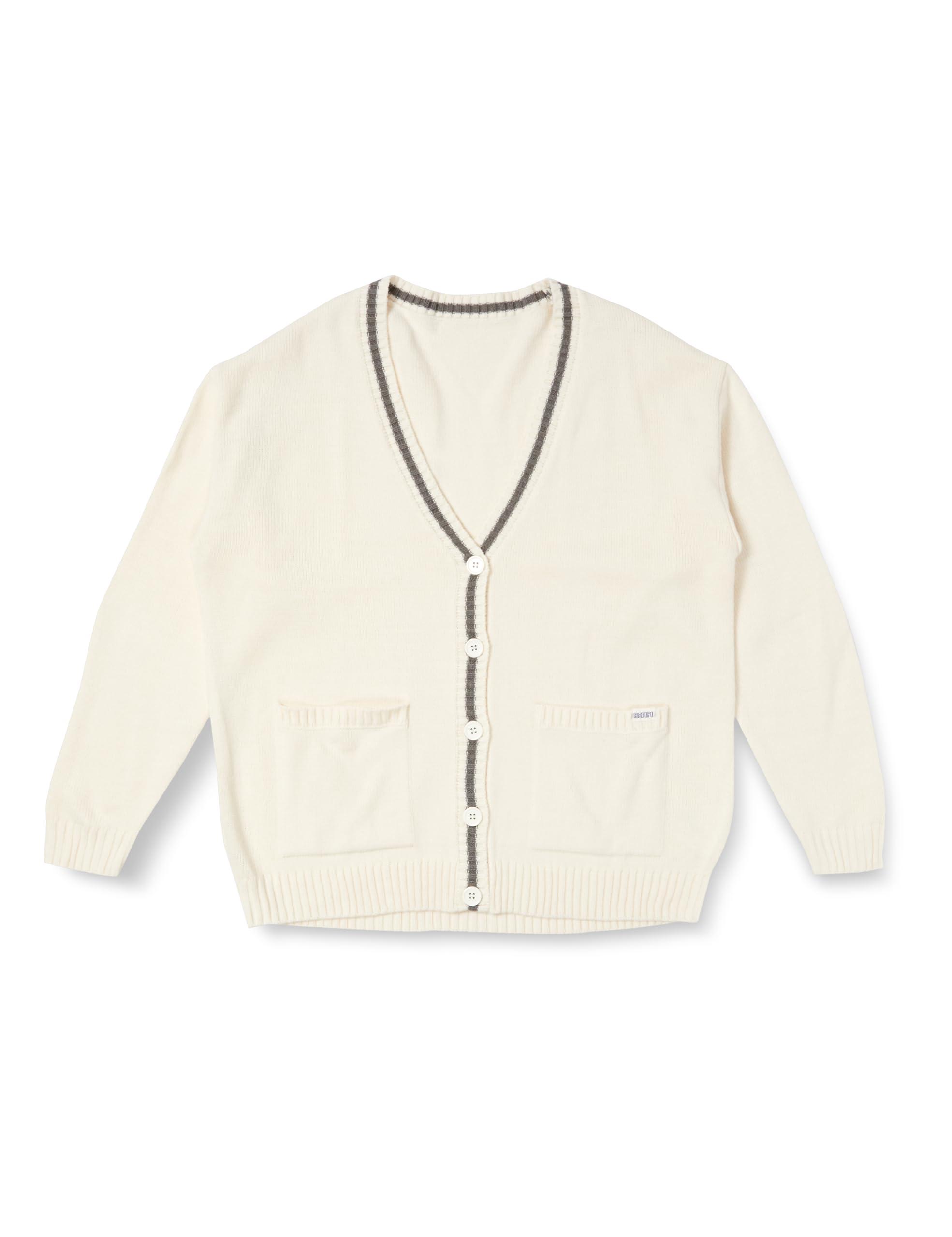 [Repipi Armario] Color Cardigan Loose Silhouette School 142825 Girls Off-White 160