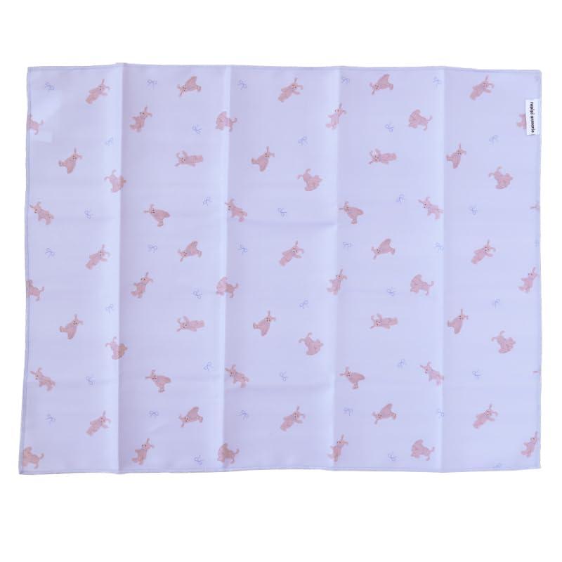 repipi armario Lunch Mat for Girls 40×50cm Rectangular E: Sax (Rabbit)