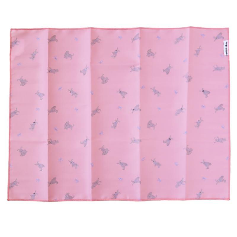 repipi armario Lunch Mat for Girls 40×50cm Rectangular F: Pink (Rabbit)