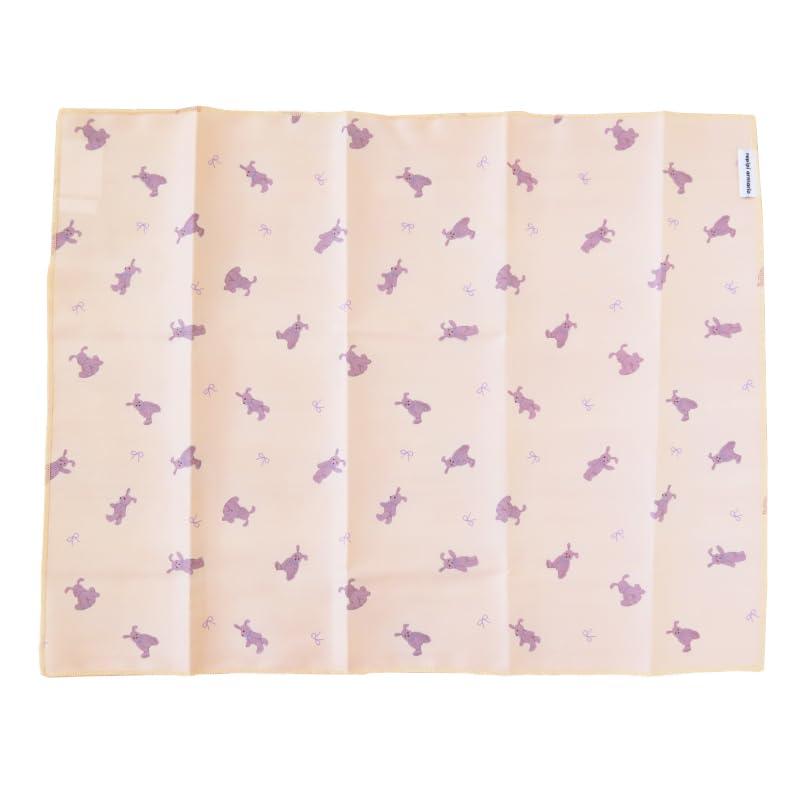 repipi armario Lunch Mat for Girls 40×50cm Rectangular H: Off-White (Rabbit)