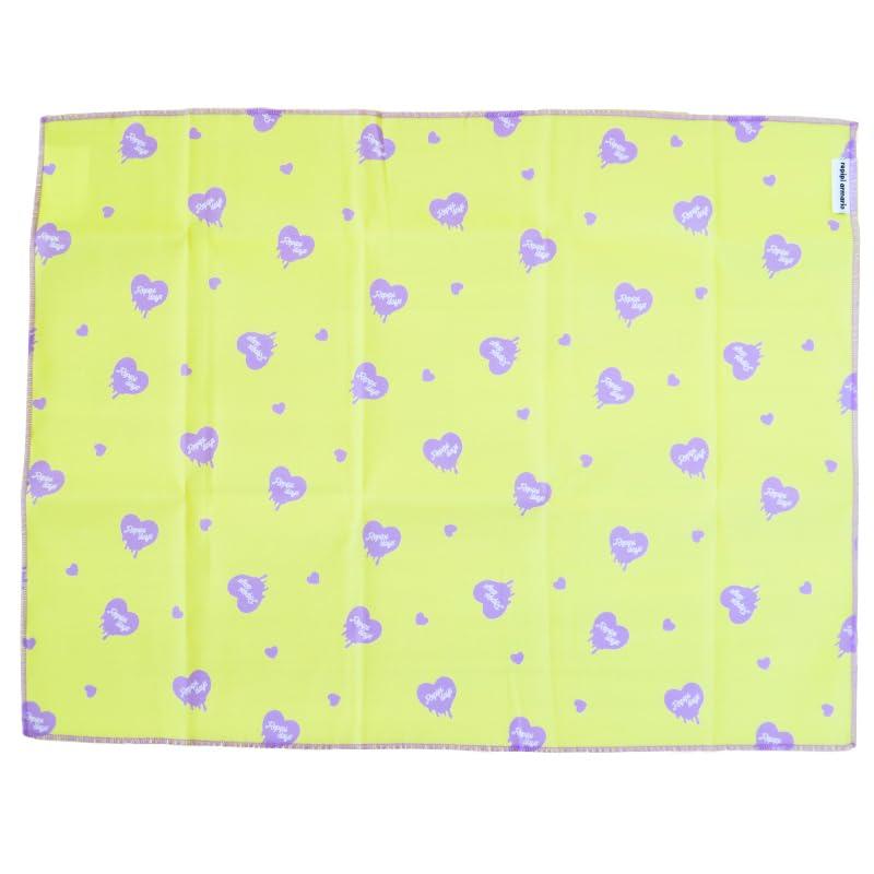 repipi armario Lunch Mat for Girls 40×50cm Rectangular L: Yellow (Heart)