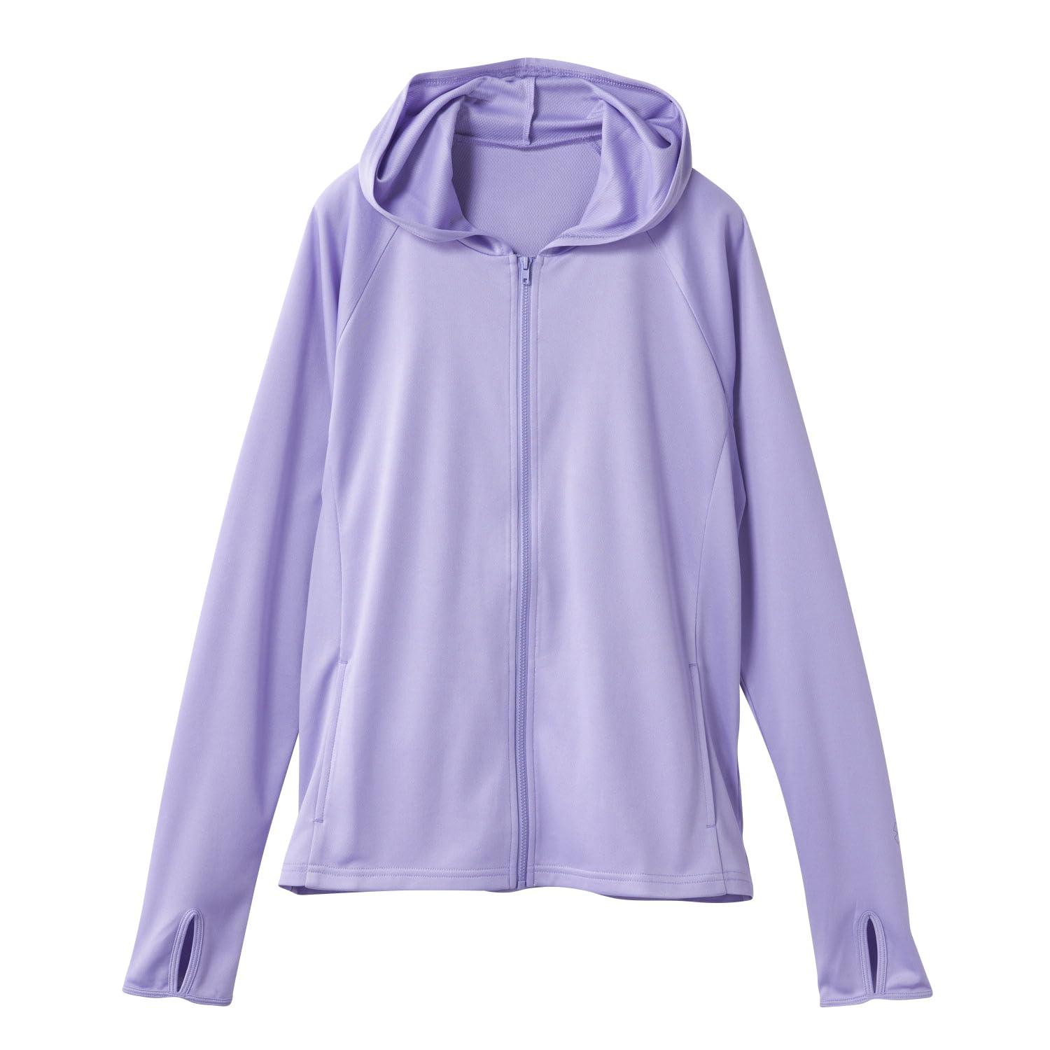 [Star of Life] Rash Guard Hoodie, Water-Resistant, 124935, Women's, Lavender