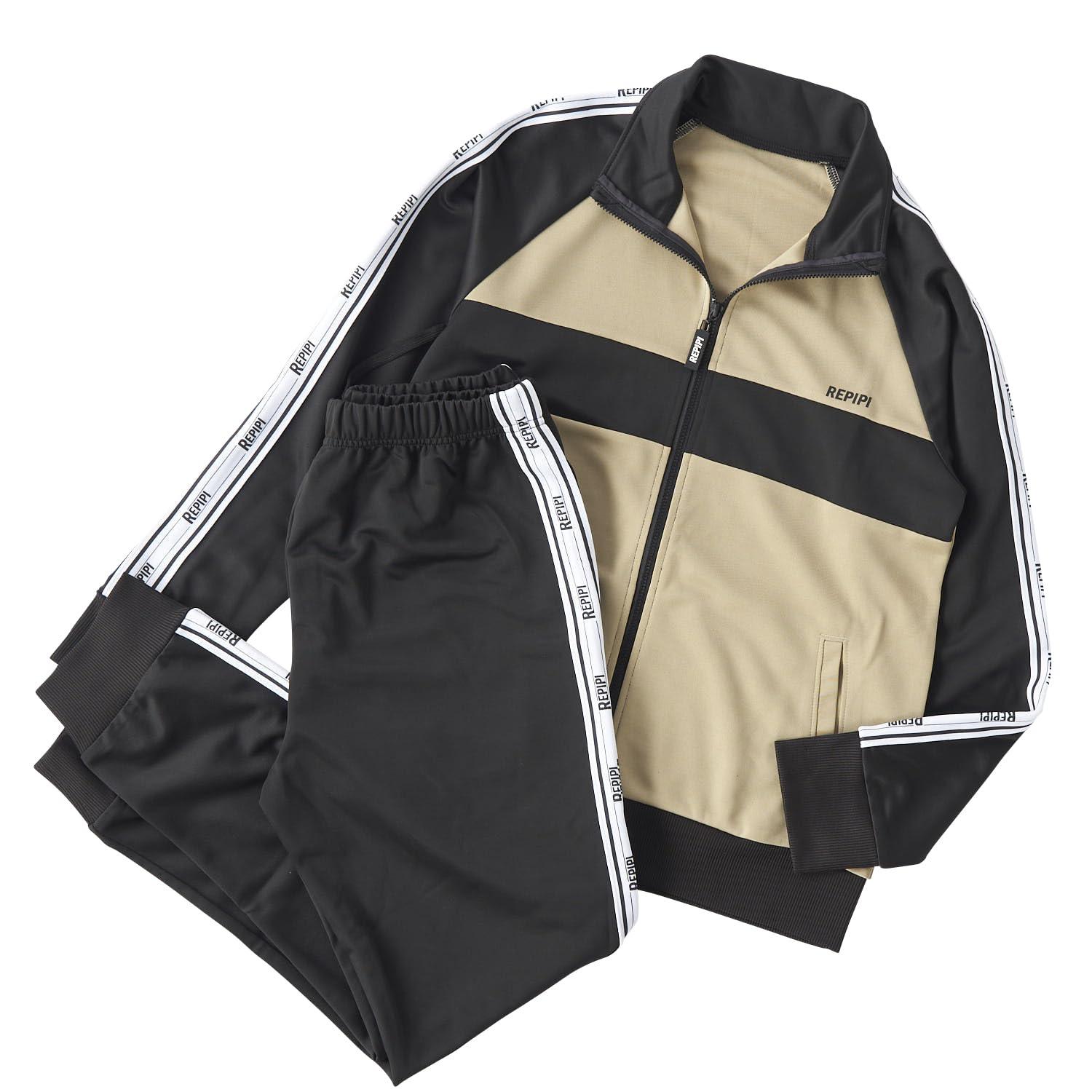 [Repipi Armario] Jersey Set Track Jacket Long Pants Activewear 143850 Girls Brown