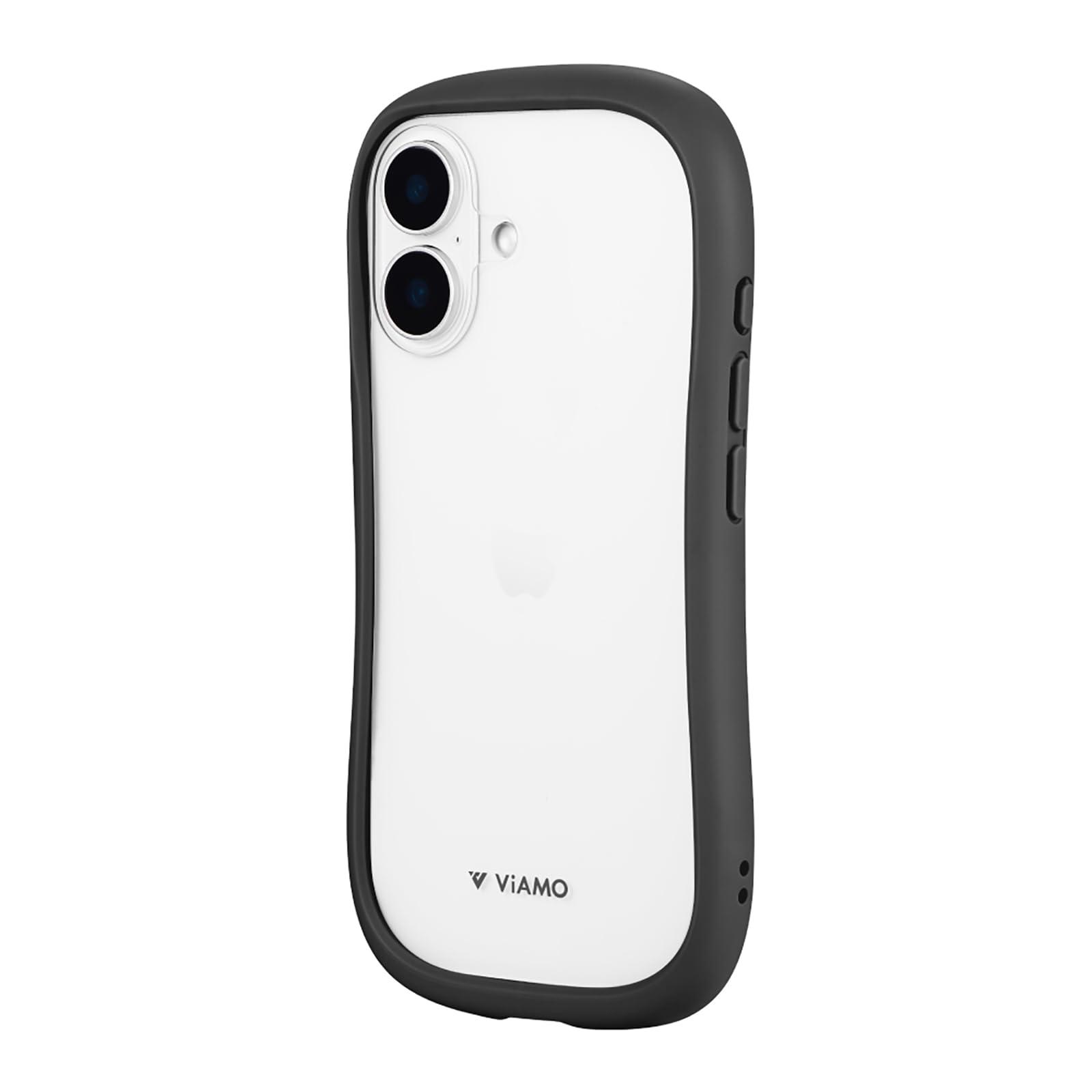 LEPLUS iPhone 16 Scratch-Resistant & Shock-Resistant Hybrid Case “ViAMO freely” Dark Gray LN-IM24VMFGY
