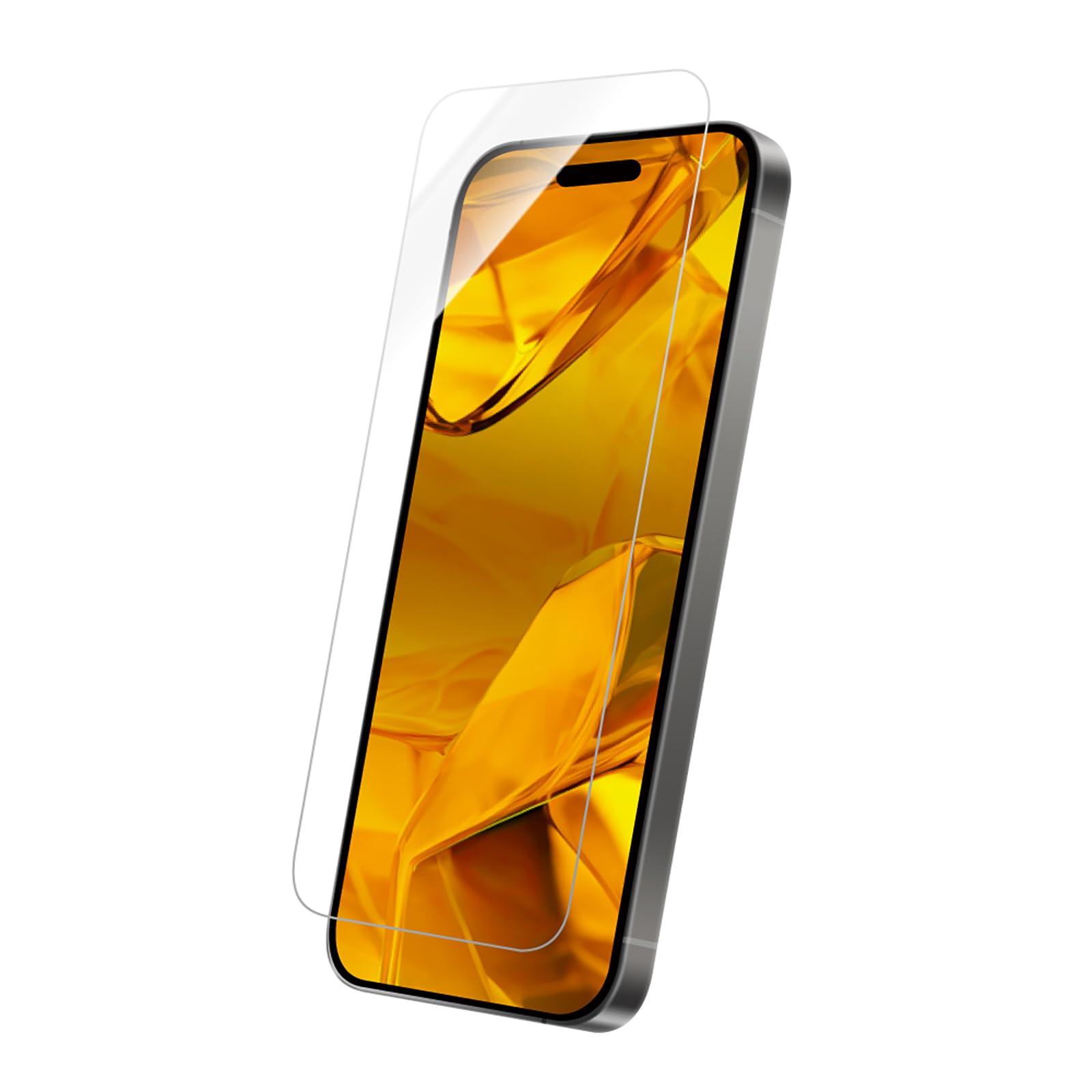 LEPLUS iPhone 16 Glass Film “GLASS PREMIUM FILM Lite” Ultra-Clear LN-IM24FGL