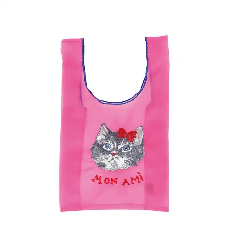 Nathalie Lete Organdy Bag S Gray Cat/511132