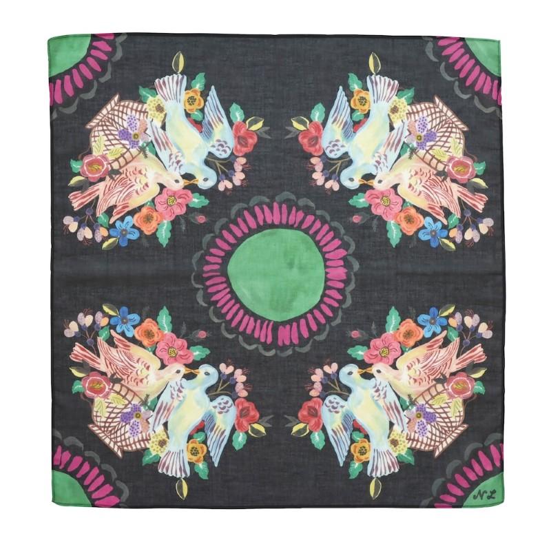 Nathalie Lete Handkerchief Two Birds