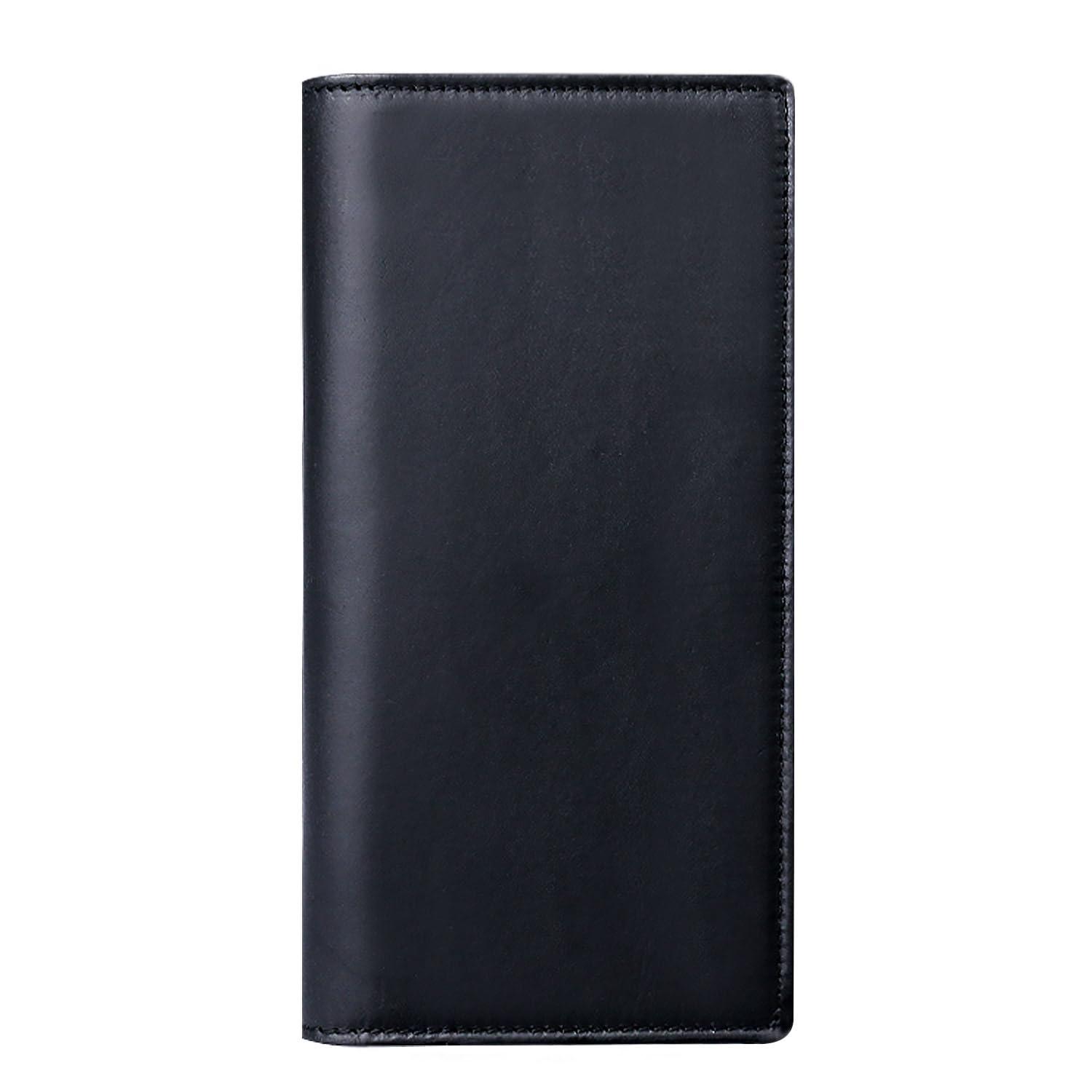 ABBI SIGNATURE iPhone 17 Pro Max Case Wallet Style Made in Japan Italian Genuine Leather LISCIO [MagSafe Compatible Vegetable-Tanned Leather Handcrafted by Leather Artisans Wireless Charging Compatible] ABS27851i17PM Bu...