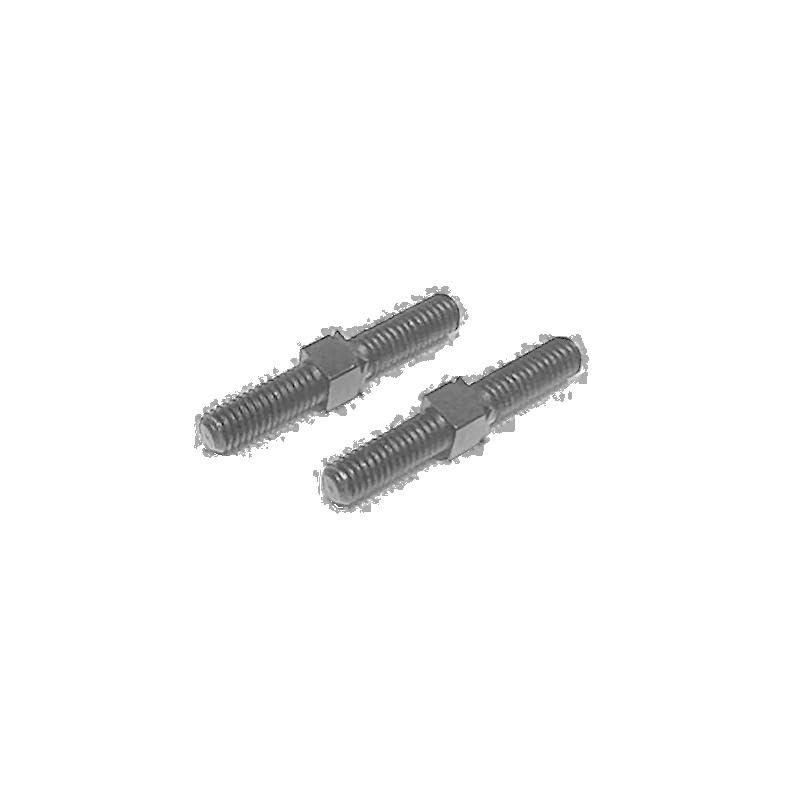 Stainless Steel Turnbuckle, Black Coated, 20mm, 2-Pack