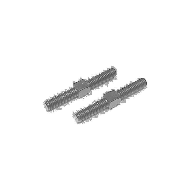 Stainless Steel Turnbuckle, Black Coated, 24mm, 2-Pack