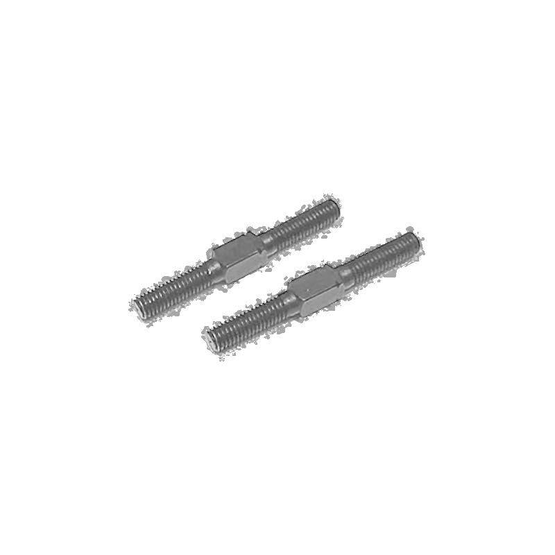 Stainless Steel Turnbuckle, Black Coated, 28mm, 2-Pack