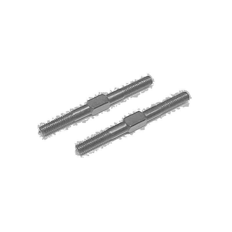 Stainless Steel Turnbuckle, Black Coated, 35mm, 2-Pack