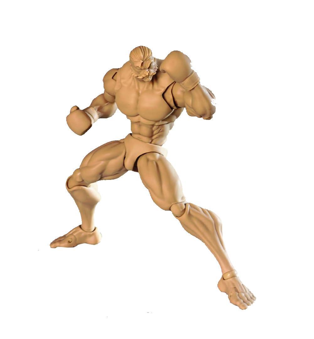 K-Toys 1/12 Scale Articulated Figure Muscular Male Base Body KT01C Tan Skin