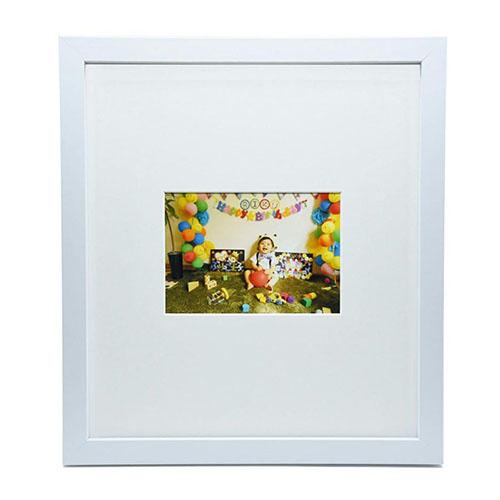 King Photo Supplies / Photo Display Frame for Color Paper - White