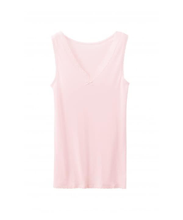 Asameri Narrow-Wide Ester Sleeveless Inner M/L Pale Pink M