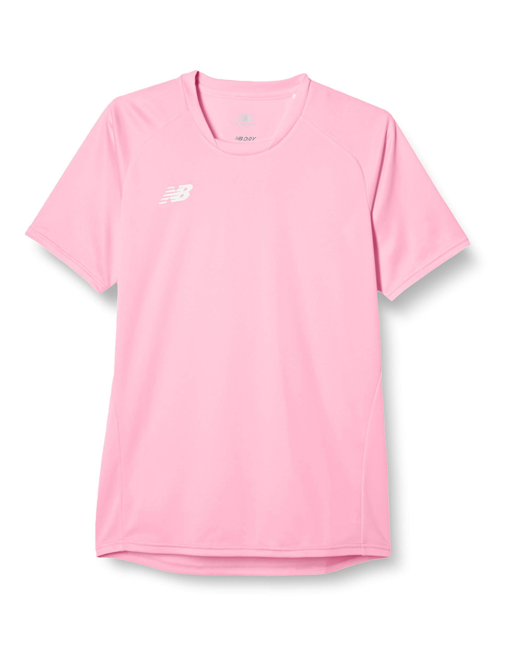 [New Balance] Short-Sleeve Dry T-Shirt Game Shirt (JMTF0488) Pink (PIN) Japan S (Equivalent to Japan Size S)