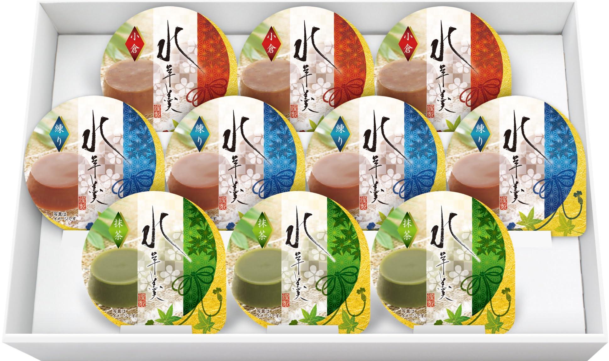 Kanazawa Kenroku Confectionery Water Yokan Gift Set (10 Pieces) ICR-10P