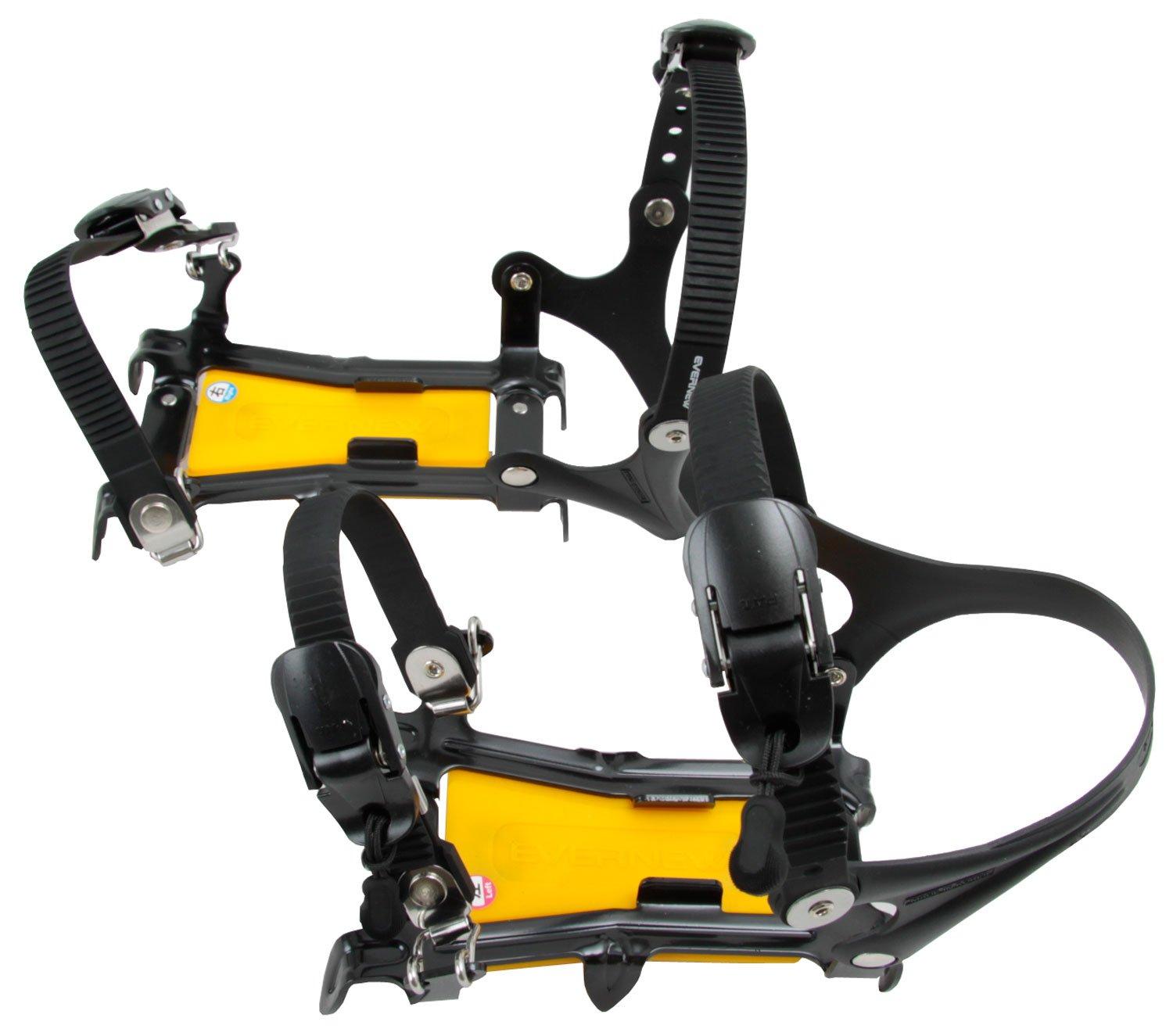 EVERNEW Adjustable Width 6-Point Crampon L Yellow EBY015