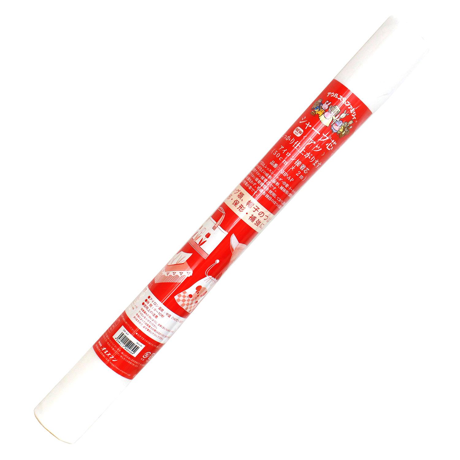 Ornuman Aurs Mama Sharp Core Heavyweight Iron-On Interfacing 50cm x 200cm White SHP-A-P