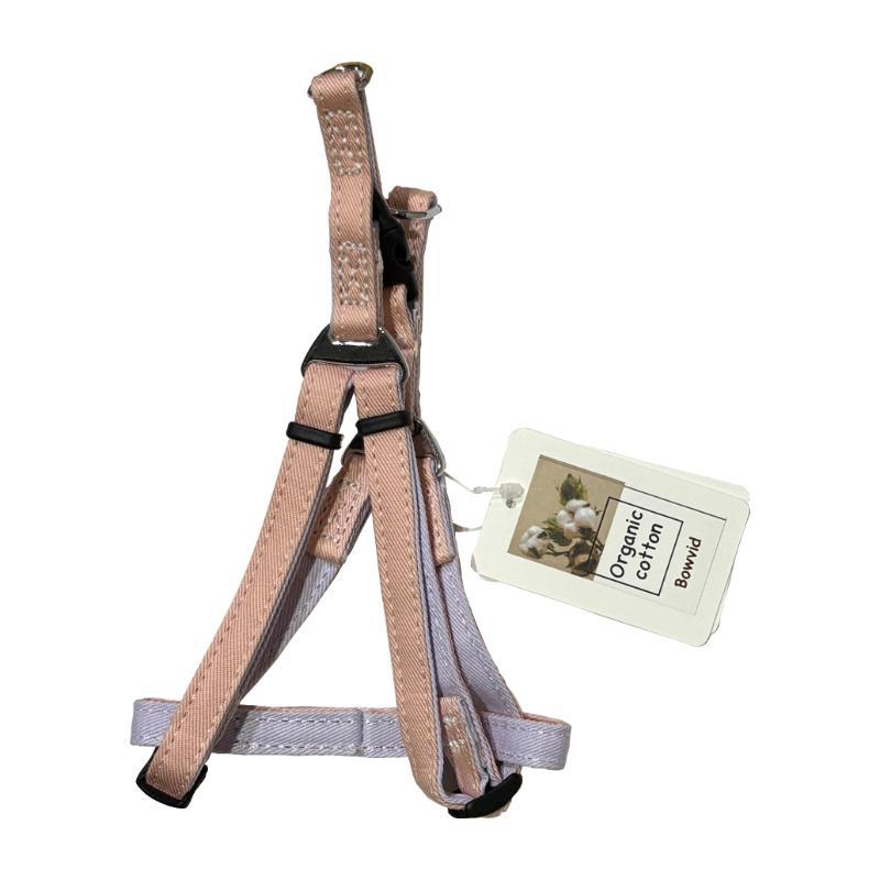 Full Organic Harness for Puppies Pink