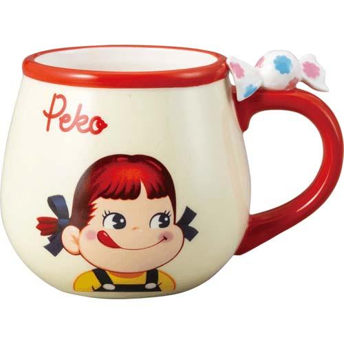 Sunart Fujiya Peko-chan Peko Figurine Included Porcelain Mug 300ml SAN3546