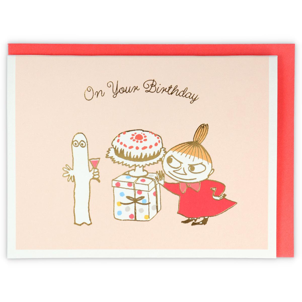 Hallmark Moomin Birthday Card Pop-Up 3D Mi and Present 817084