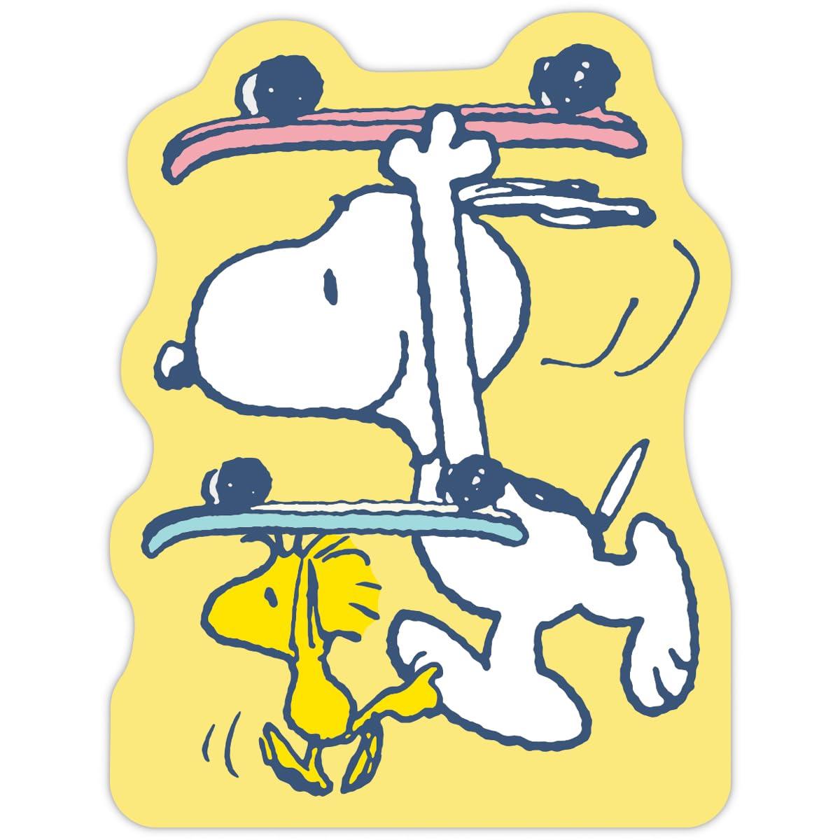 PEANUTS Die-Cut Memo Pad SNHJ Skateboard/843-717