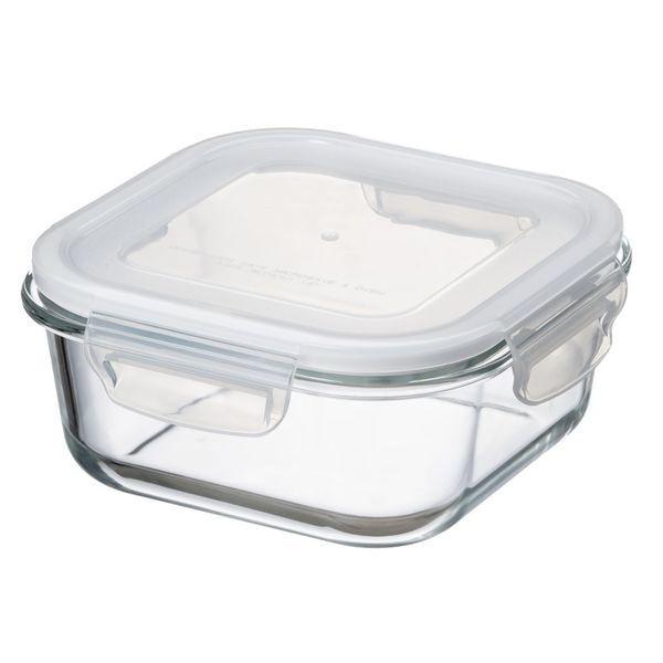 Delish Life Heat-Resistant Glass Storage Container Square 1170ml