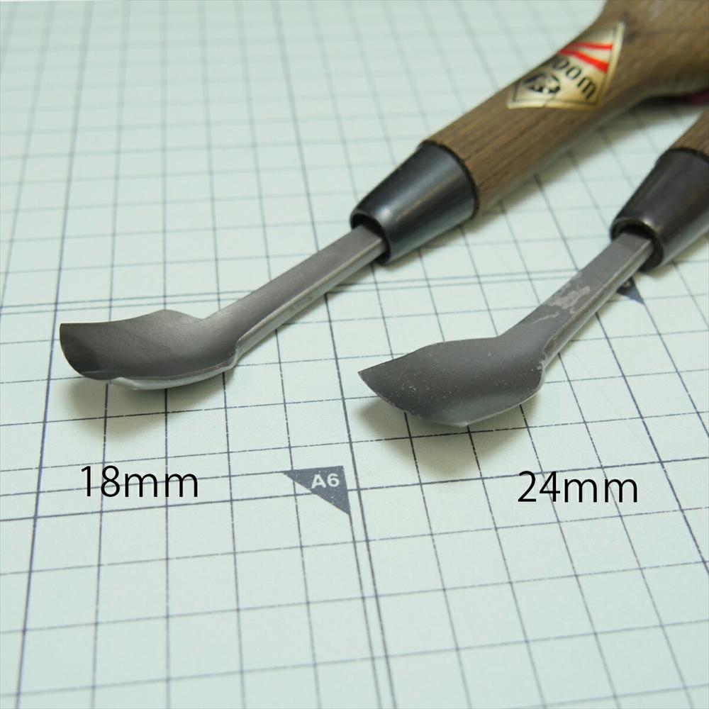 Michibito Industrial Co., Ltd. Woody Chisel Round Squid 2 Sizes Available