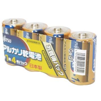 ◇Fujitsu LR20D(4S) D-size Alkaline Dry Cell Batteries (4-pack)