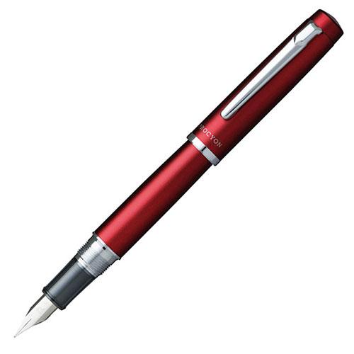 Platinum Procion Fountain Pen Medium Nib Carmine Red Features a fully airtight slip seal mechanism Screw cap type 22647808