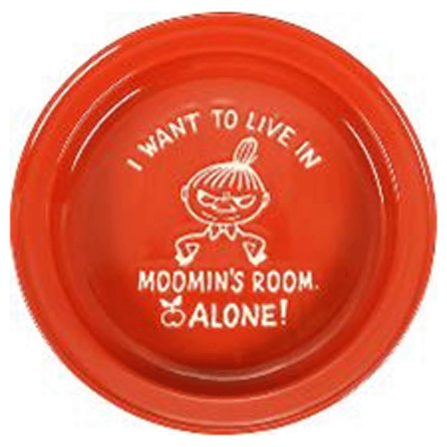 MOOMIN One-Handed Scoop Curry Plate Universal Tableware Approx. 21.5×3cm Kirje Little My Miscellaneous Goods Women's Gift Birthday Tableware Made in Japan Red MM9002-320